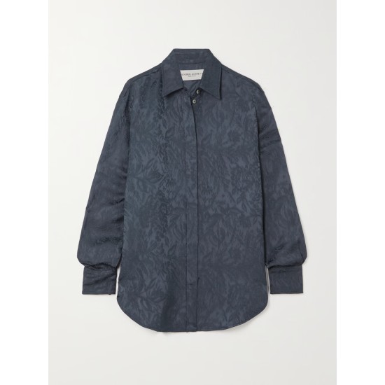 Journey satin-jacquard shirt Journey satin-jacquard shirt