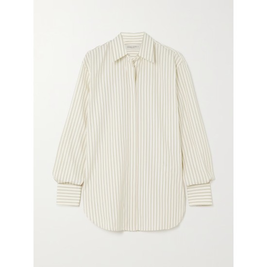Striped cotton-poplin shirt Striped cotton-poplin shirt