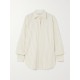 Striped cotton-poplin shirt Striped cotton-poplin shirt