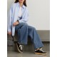 Soul-Star distressed suede and leather-trimmed velvet sneakers Soul-Star distressed suede and leather-trimmed velvet sneakers