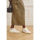 Mid Star distressed suede-trimmed leather sneakers Mid Star distressed suede-trimmed leather sneakers