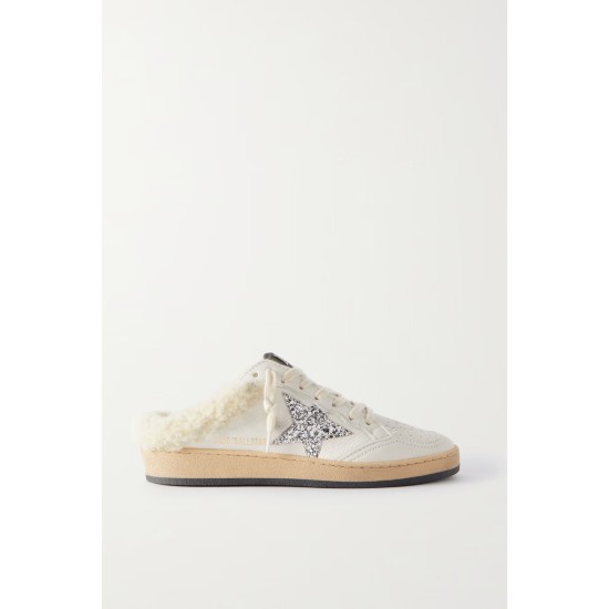 Ball Star Sabot shearling-lined leather slip-on sneakers Ball Star Sabot shearling-lined leather slip-on sneakers