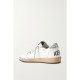 Ball Star distressed glittered leather sneakers Ball Star distressed glittered leather sneakers