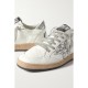 Ball Star distressed glittered leather sneakers Ball Star distressed glittered leather sneakers
