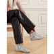 Slide distressed suede and leather high-top sneakers Slide distressed suede and leather high-top sneakers