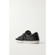 Super-Star distressed glittered leather and suede sneakers Super-Star distressed glittered leather and suede sneakers