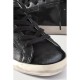 Super-Star distressed glittered leather and suede sneakers Super-Star distressed glittered leather and suede sneakers
