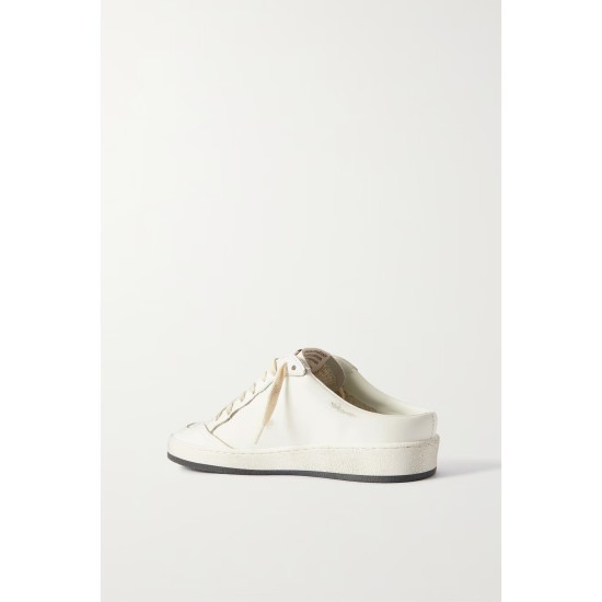 Ball Star Sabot glittered leather slip-on sneakers Ball Star Sabot glittered leather slip-on sneakers