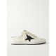 Ball Star Sabot glittered leather slip-on sneakers Ball Star Sabot glittered leather slip-on sneakers