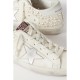 Superstar pearl-embellished distressed leather sneakers Superstar pearl-embellished distressed leather sneakers