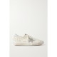 Superstar pearl-embellished distressed leather sneakers Superstar pearl-embellished distressed leather sneakers