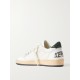 Ballstar glittered distressed leather sneakers Ballstar glittered distressed leather sneakers