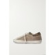 Super-Star distressed calf hair-trimmed nubuck and suede sneakers Super-Star distressed calf hair-trimmed nubuck and suede sneakers