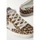 Super-Star Sabot distressed leopard-print calf hair slip-on sneakers Super-Star Sabot distressed leopard-print calf hair slip-on sneakers