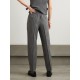 Pleated wool-blend straight-leg pants Pleated wool-blend straight-leg pants