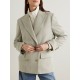 Journey double-breasted herringbone cotton blazer Journey double-breasted herringbone cotton blazer