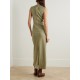 Journey embellished twill midi dress Journey embellished twill midi dress