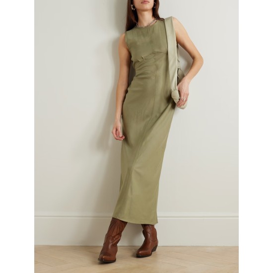 Journey embellished twill midi dress Journey embellished twill midi dress