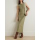 Journey embellished twill midi dress Journey embellished twill midi dress