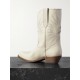 Low Wish Star embroidered leather cowboy boots Low Wish Star embroidered leather cowboy boots