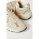 Dad-Star distressed glittered suede, mesh and metallic leather sneakers Dad-Star distressed glittered suede, mesh and metallic leather sneakers