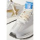 Running Marathon metallic leather-trimmed shell sneakers Running Marathon metallic leather-trimmed shell sneakers