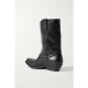 Low Wish Star textured-leather cowboy boots Low Wish Star textured-leather cowboy boots