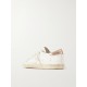 Super-Star distressed glittered leather sneakers Super-Star distressed glittered leather sneakers