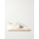Super-Star distressed glittered leather sneakers Super-Star distressed glittered leather sneakers