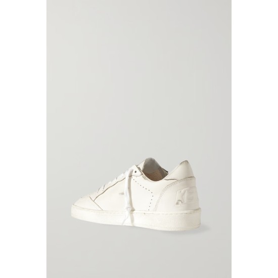 Ballstar distressed leather sneakers Ballstar distressed leather sneakers
