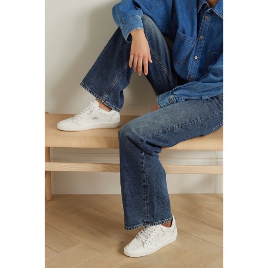 Ballstar distressed leather sneakers Ballstar distressed leather sneakers