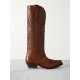 Wish Star embroidered leather cowboy boots Wish Star embroidered leather cowboy boots