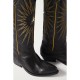 Wish Star embroidered distressed leather cowboy boots Wish Star embroidered distressed leather cowboy boots