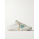 Super-Star Sabot distressed embellished leather slip-on sneakers Super-Star Sabot distressed embellished leather slip-on sneakers