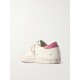 Super-Star distressed glittered leather sneakers Super-Star distressed glittered leather sneakers