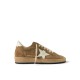 Ball Star distressed leather-trimmed suede sneakers Ball Star distressed leather-trimmed suede sneakers