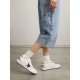 Ball Star distressed glittered suede-trimmed leather sneakers Ball Star distressed glittered suede-trimmed leather sneakers