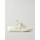Superstar Sabot faux pearl-embellished distressed leather slip-on sneakers Superstar Sabot faux pearl-embellished distressed leather slip-on sneakers