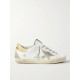 Superstar distressed leather and suede sneakers Superstar distressed leather and suede sneakers