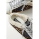 Superstar Sabot shearling-lined distressed leopard-print calf hair and leather slip-on sneakers Superstar Sabot shearling-lined distressed leopard-print calf hair and leather slip-on sneakers
