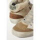 Mid Star distressed leather, suede and shearling sneakers Mid Star distressed leather, suede and shearling sneakers