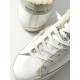 Superstar shearling-lined distressed glittered leather sneakers Superstar shearling-lined distressed glittered leather sneakers