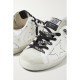 Superstar distressed leather and suede sneakers Superstar distressed leather and suede sneakers