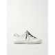 Superstar distressed leather and suede sneakers Superstar distressed leather and suede sneakers