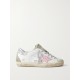 Superstar distressed metallic leather sneakers Superstar distressed metallic leather sneakers