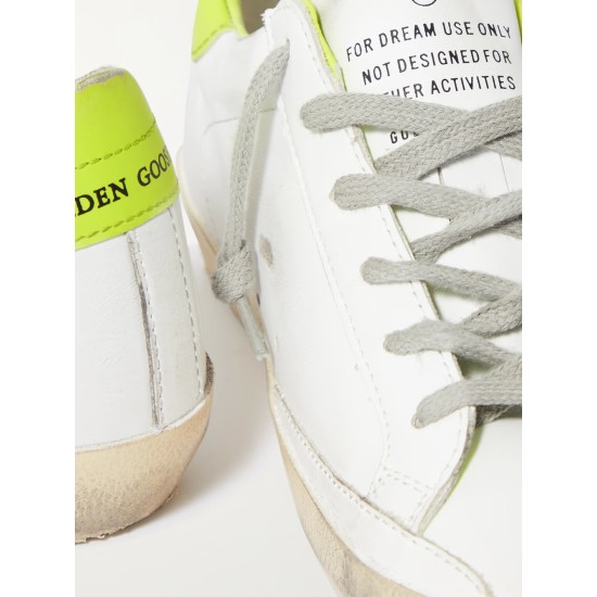 Superstar distressed leather sneakers Superstar distressed leather sneakers