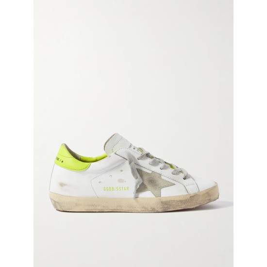 Superstar distressed leather sneakers Superstar distressed leather sneakers