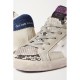 Superstar denim-trimmed distressed snake-effect leather and suede sneakers Superstar denim-trimmed distressed snake-effect leather and suede sneakers