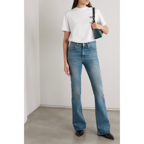 Journey distressed high-rise flared jeans Journey distressed high-rise flared jeans