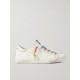 Superstar perforated distressed leather sneakers Superstar perforated distressed leather sneakers